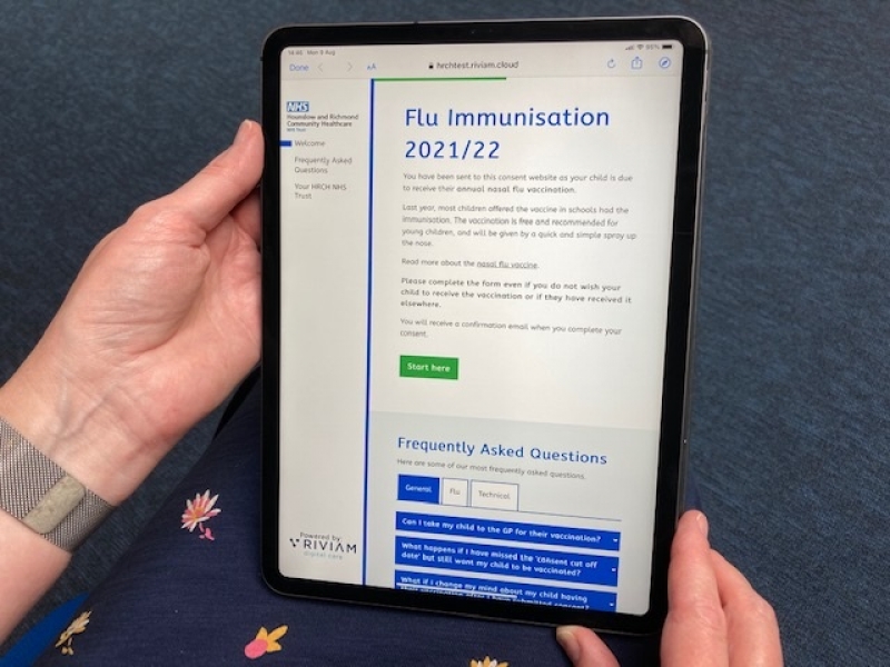 Hounslow and Richmond Community Healthcare NHS Trust choose RIVIAM to transform delivery of NHS National Childhood Immunisations Programme